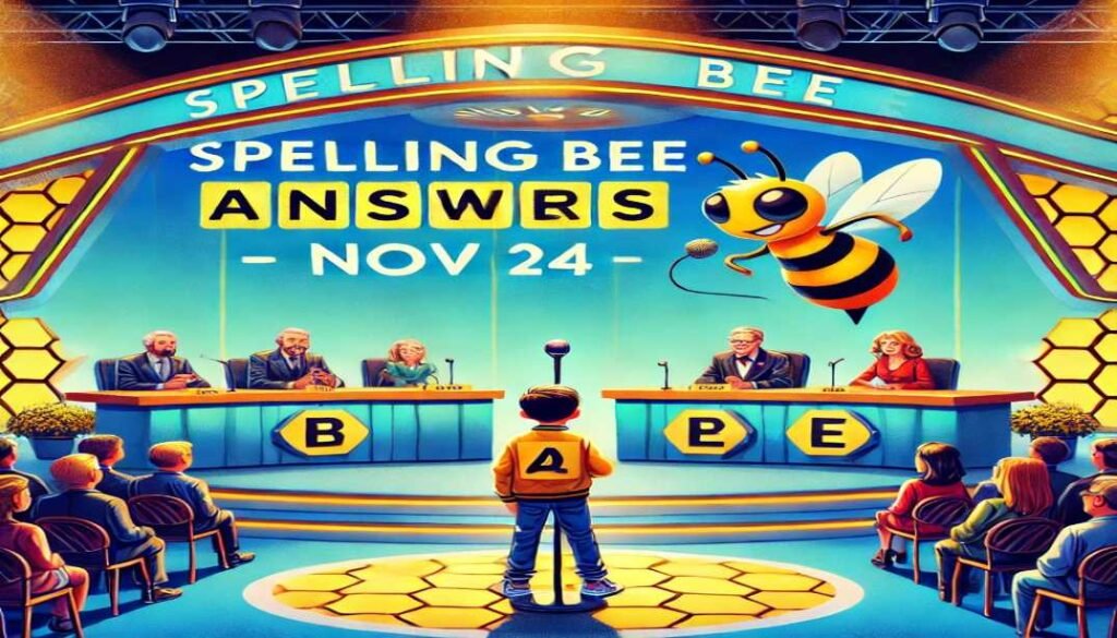 spelling bee answer nov 24